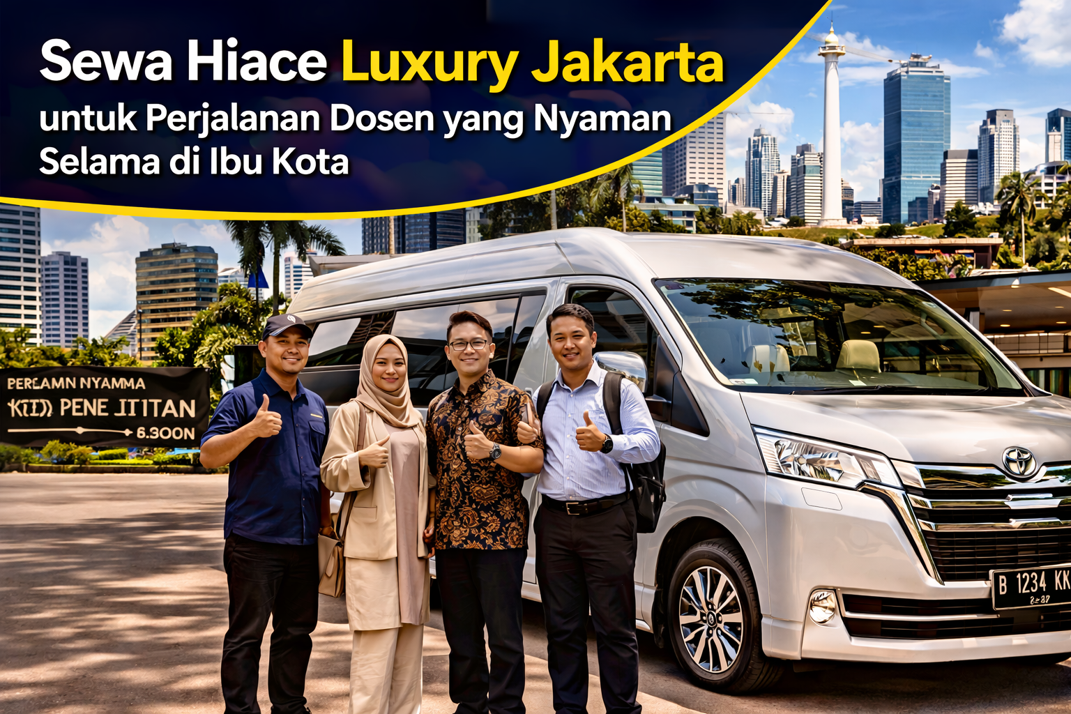 sewa hiace luxury Jakarta joinfuntravels