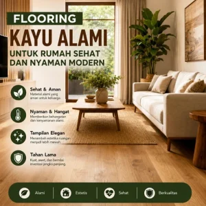 flooring kayu alami
