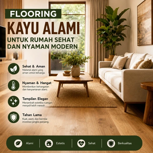 flooring kayu alami